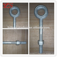 Hot sale galvanized forged concrete eye bolt and nut g291